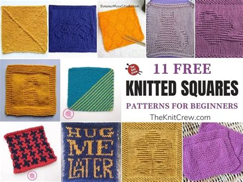 knit a square charity|easy knitted squares free pattern.